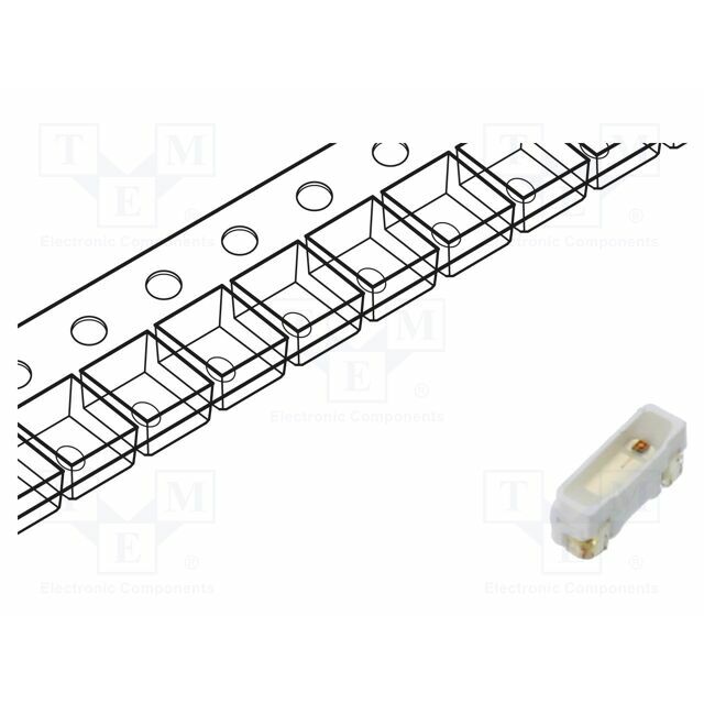 LUCKY LIGHT LED; yellow; SMD; PLCC2