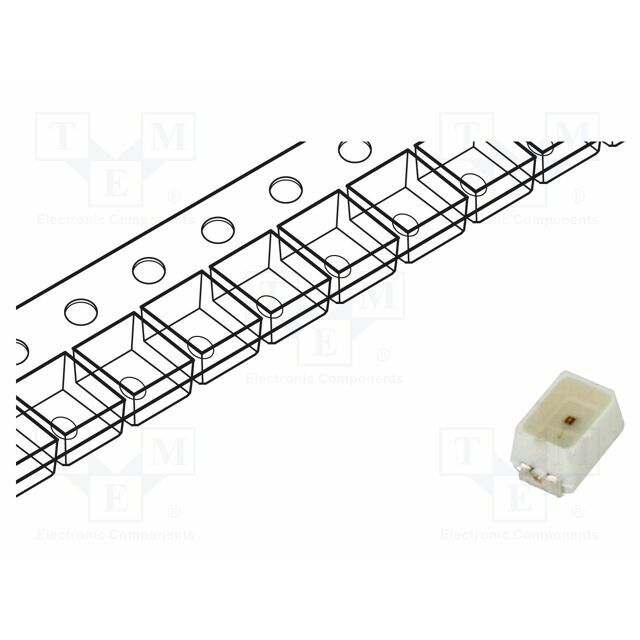 LUCKY LIGHT LED; red; SMD; PLCC2