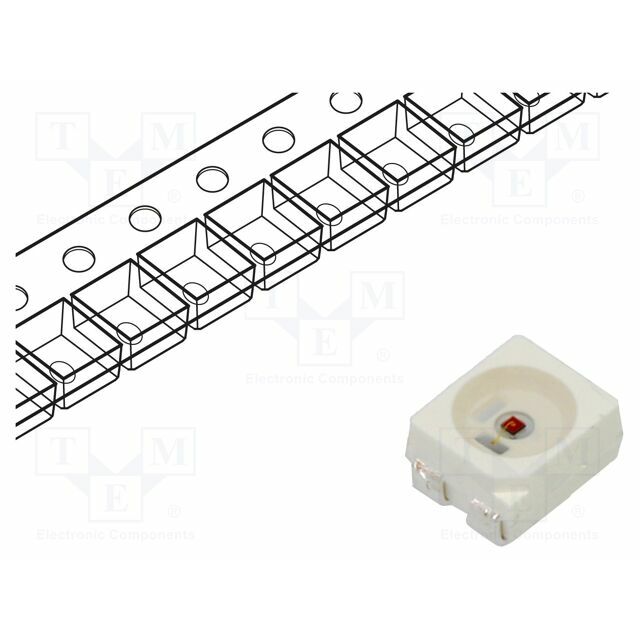 LUCKY LIGHT LED; orange; SMD; PLCC4