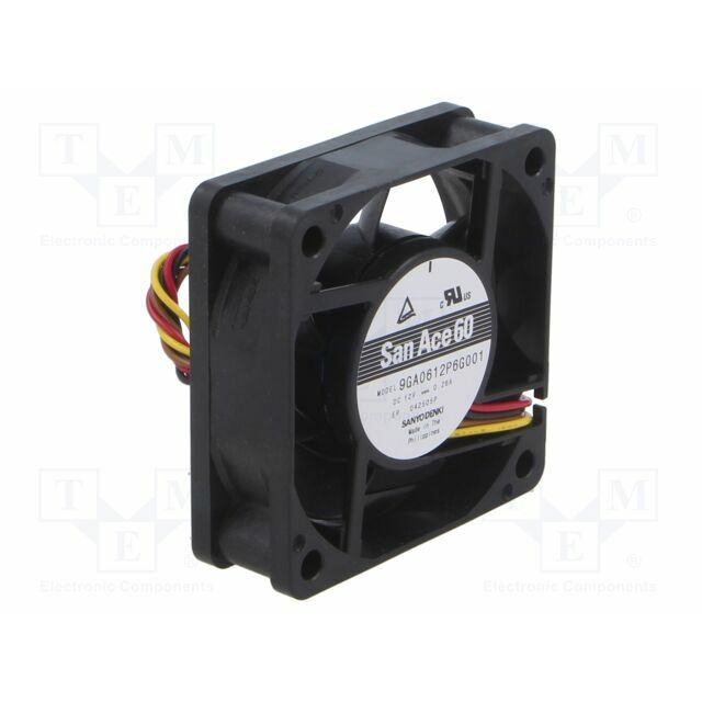 SANYO DENKI Fan: DC; 60x60x20mm; axial