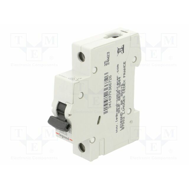 LEGRAND Circuit breaker; 230VAC; Inom: 16A