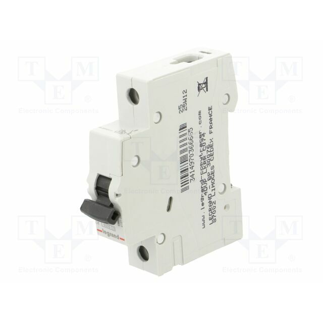 LEGRAND Circuit breaker; 230VAC; Inom: 10A