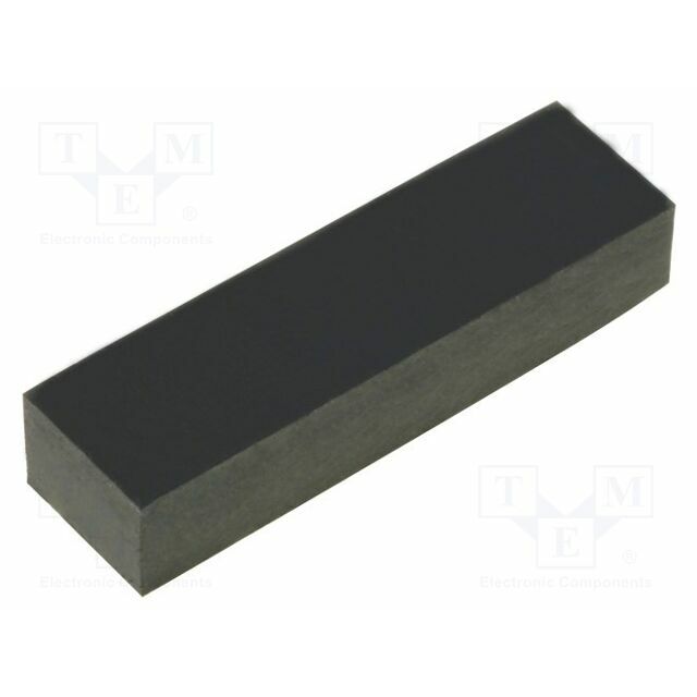 FIX&FASTEN Self-adhesive foot; H: 4mm; black
