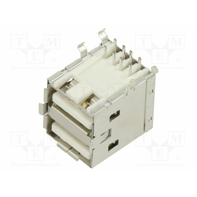 MOLEX Connector: USB A; socket; on