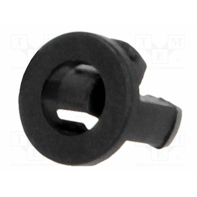 FIX&FASTEN LED holder; 3mm; one-piece; black