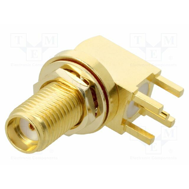 GCT Connector: SMA; socket; female; angled
