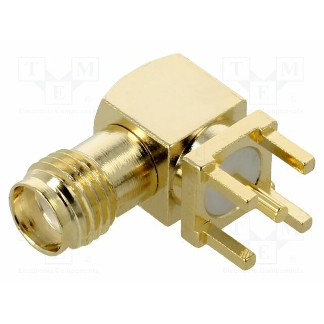 GCT Connector: SMA; socket; female; angled