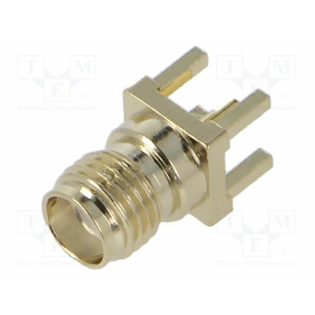 GCT Connector: SMA; socket; female; straight