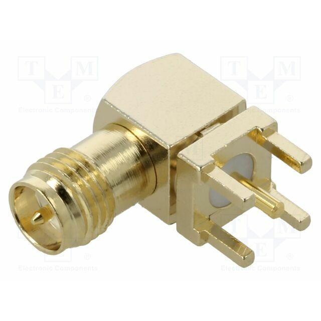 GCT Connector: RP-SMA; socket; male; angled