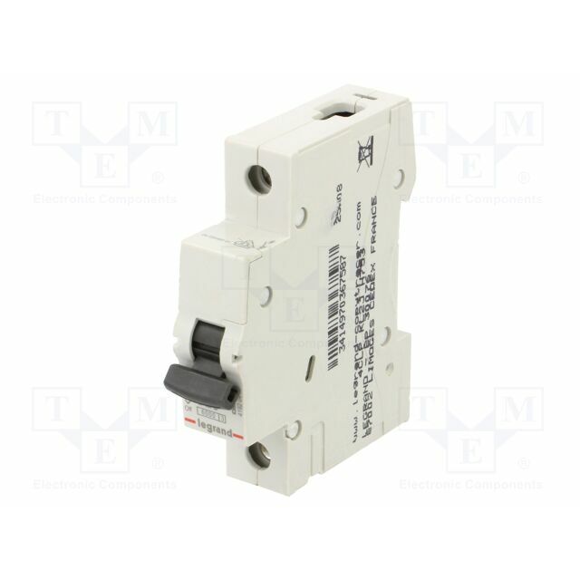 LEGRAND Circuit breaker; 230VAC; Inom: 25A
