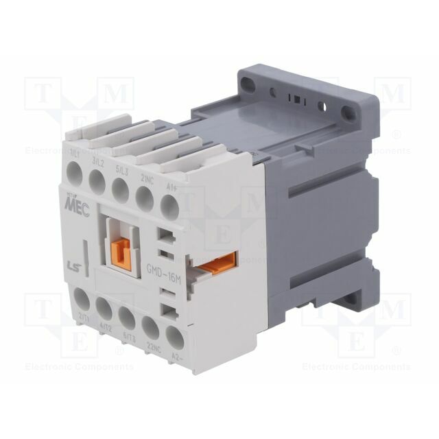 LS ELECTRIC Contactor: 3-pole; NO x3