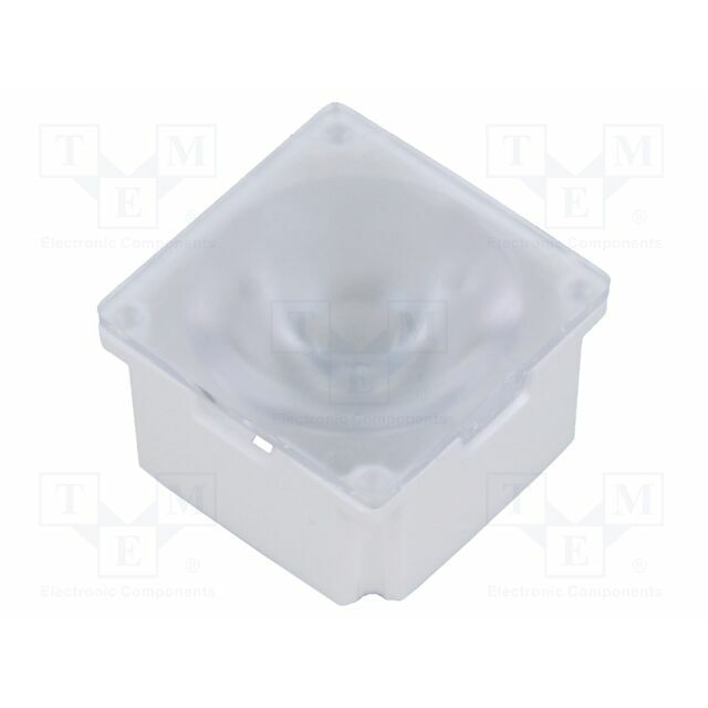 LEDIL LED lens; square; polycarbonate; transparent