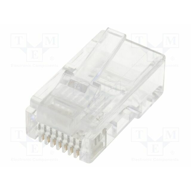 ADAM TECH Connector: RJ45; plug; PIN: