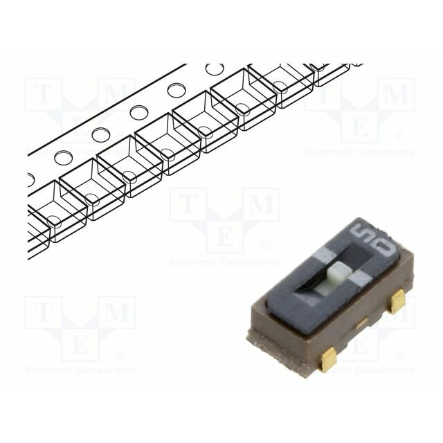 NIDEC COPAL ELECTRONICS Switch: slide; Pos:
