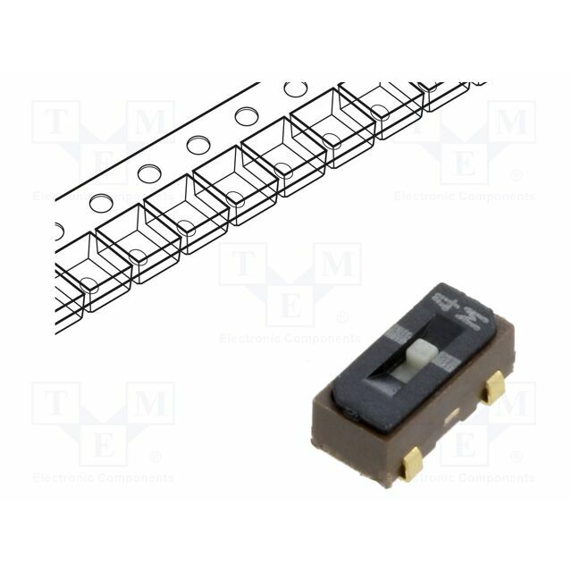 NIDEC COPAL ELECTRONICS Switch: slide; Pos: