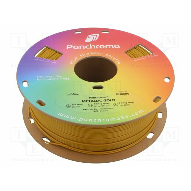 POLYMAKER Filament: PLA; 1.75mm; metallic