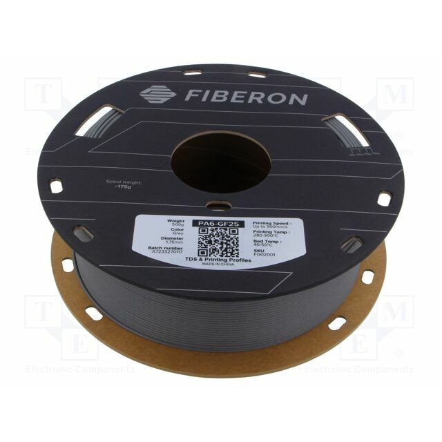 POLYMAKER Filament: PA6-GF; 1.75mm; grey
