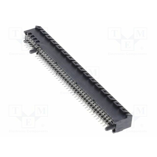 AMPHENOL Connector: for cards; THT; gold-plated