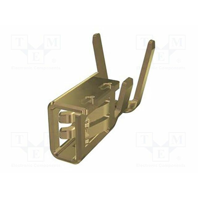AMPHENOL Connector: wire-board; socket; 10A; crimped