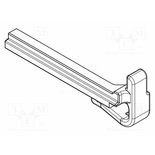 MOLEX Secondary lock; grey; -40÷130°C |