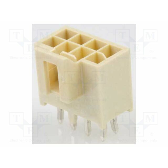 MOLEX Connector: wire-board; male; PIN: 8