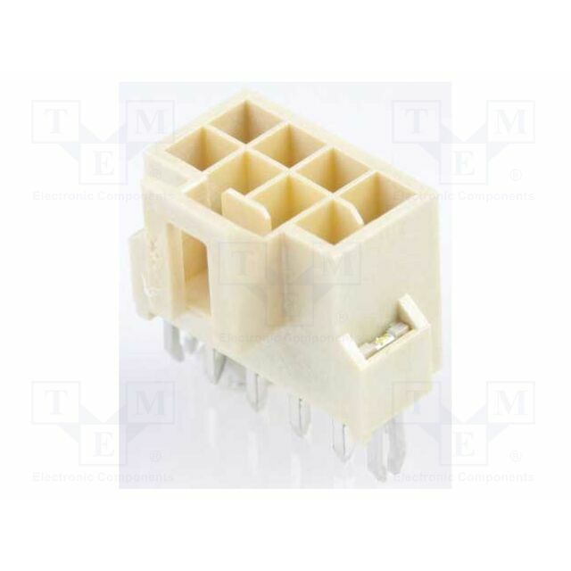 MOLEX Connector: wire-board; PIN: 8; Inom: