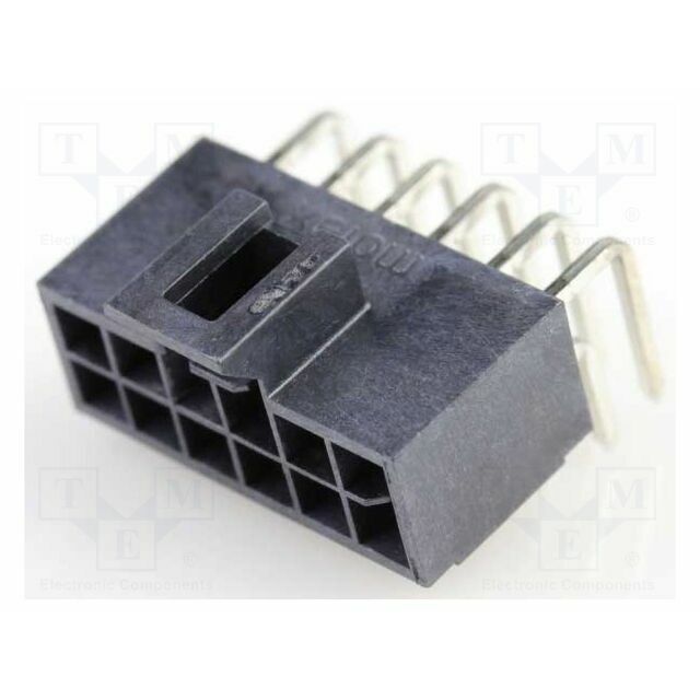MOLEX Connector: wire-board; male; PIN: 12