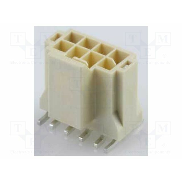 MOLEX Connector: wire-board; PIN: 8; Inom: