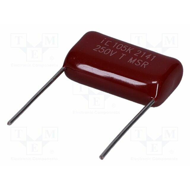 Knowles Corporation Capacitor: polyester; 1uF; 250VDC
