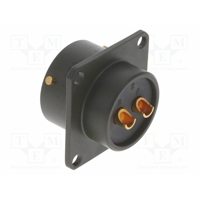 AMPHENOL Connector: circular; socket; PIN: 2