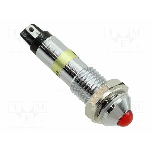 DIALIGHT Indicator: LED; red; for soldering