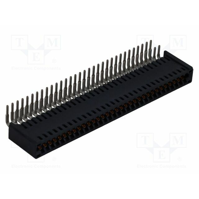 AMPHENOL Connector: for cards; THT; gold-plated