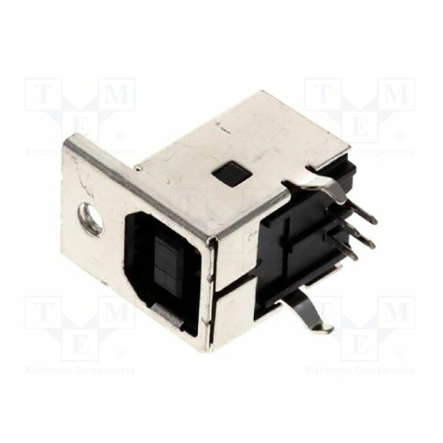 AMPHENOL Soldering; PIN: 4; angled; shielded