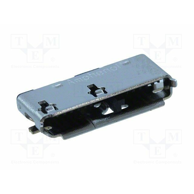 AMPHENOL Connector: USB B micro; SMT