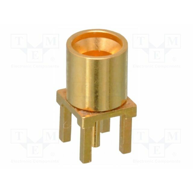 Connector: coaxial; plug; SMPM; soldering; straight