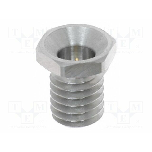 Adapter; SMP male; 50Ω; stainless steel