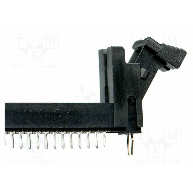 MOLEX Straight; THT; on PCBs; gold-plated