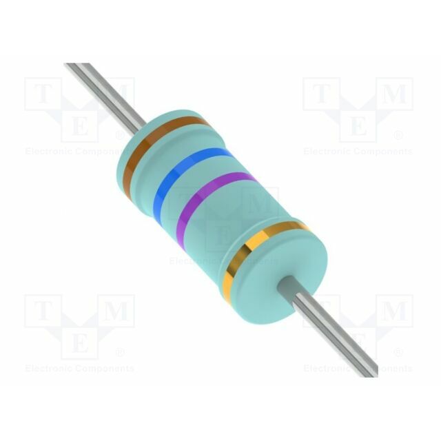 YAGEO Resistor: wire-wound; 160mΩ; 1W; ±5%