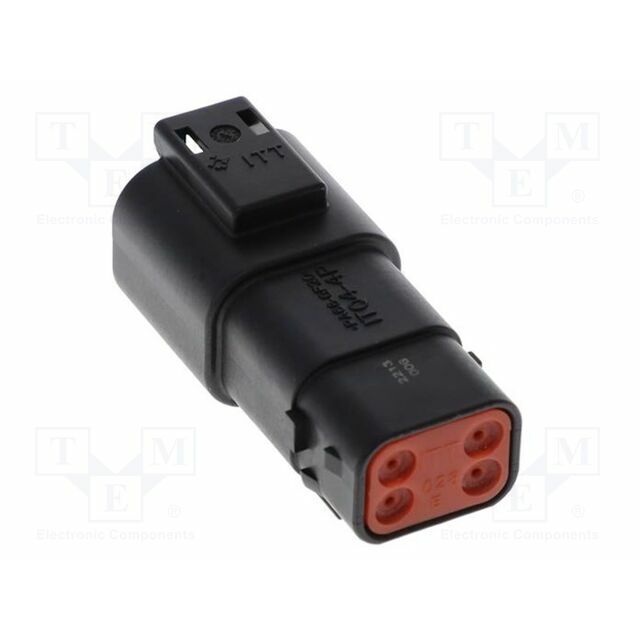 ITT CANNON IT; PIN: 4; 24AWG÷12AWG