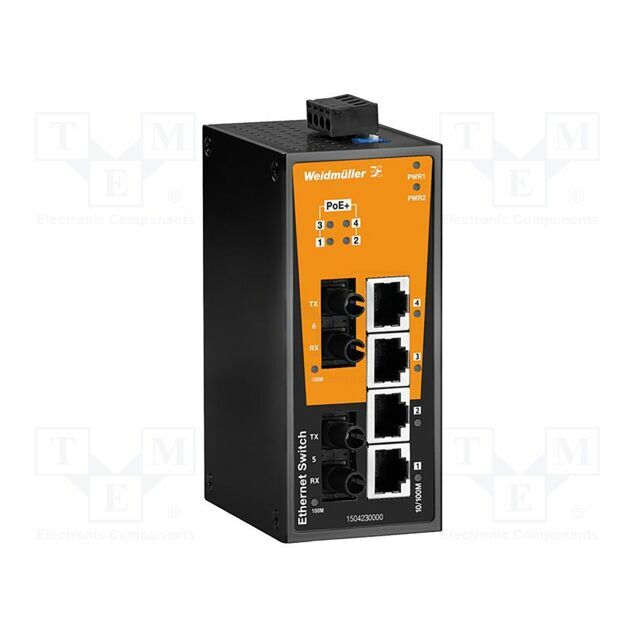WEIDMÜLLER Automation module: switch Ethernet; unmanaged