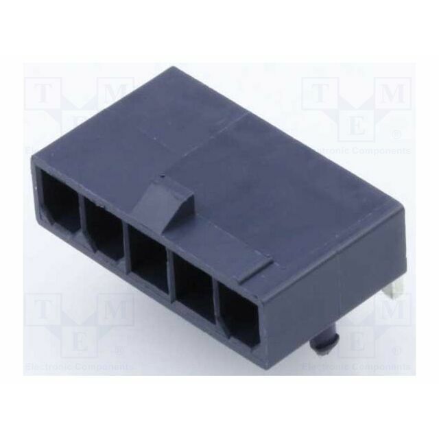 MOLEX Connector: wire-board; PIN: 5; Inom:
