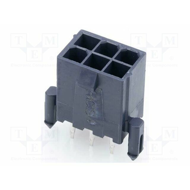 MOLEX Connector: wire-board; PIN: 6; Inom: