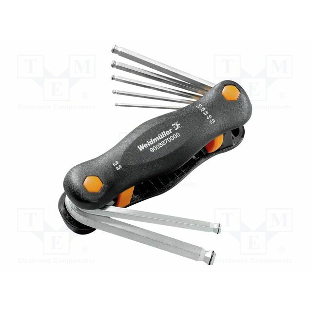 WEIDMÜLLER Wrench: hex key-set | 9008870000-WEI-0