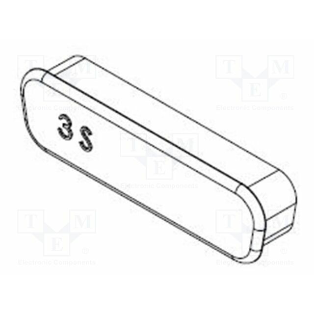 MOLEX Protection cover; straight; ABS; IP50