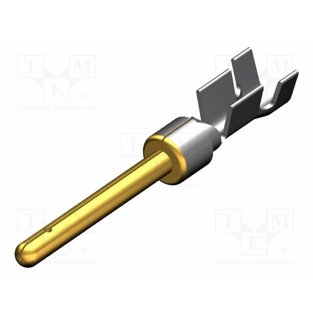 MOLEX Connector: D-Sub; male; crimped; copper
