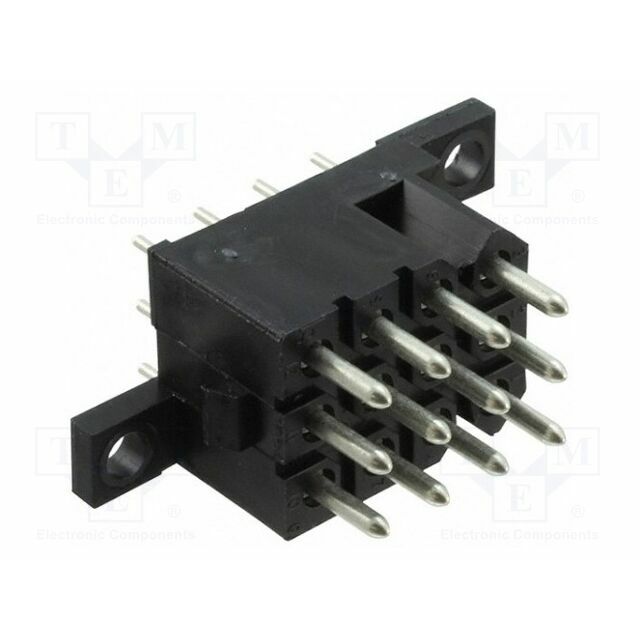 ITT CANNON Connector: wire-board; male; PIN: