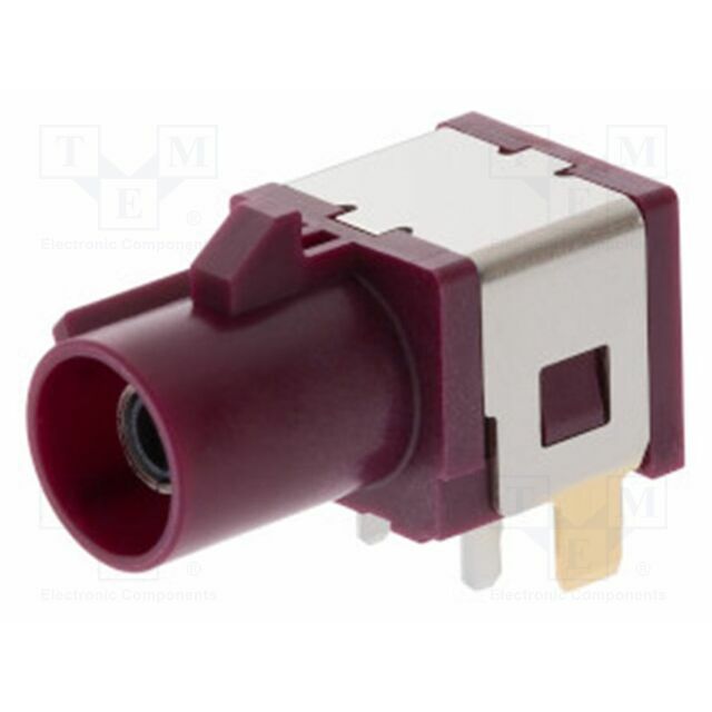 MOLEX Connector: FAKRA; straight; soldering; brass
