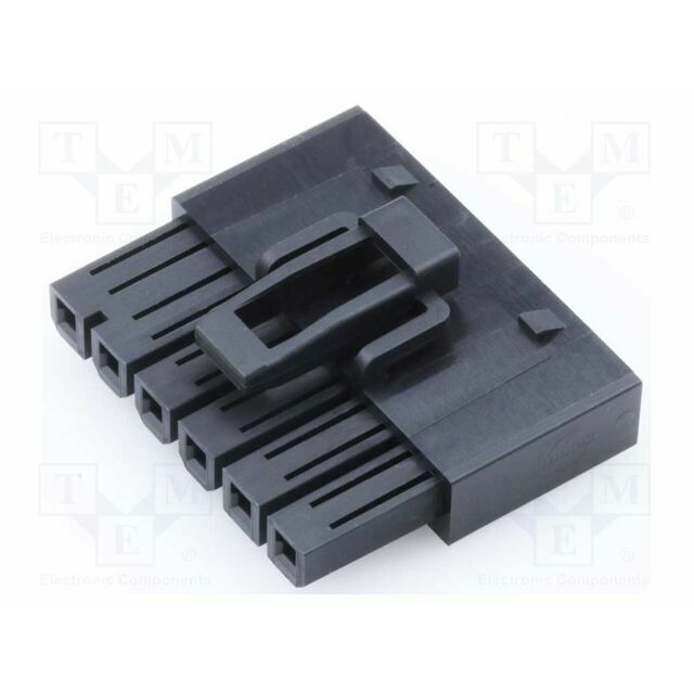 MOLEX Female; PIN: 6; straight; crimped