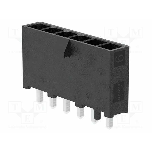 MOLEX Connector: wire-board; male; PIN: 6