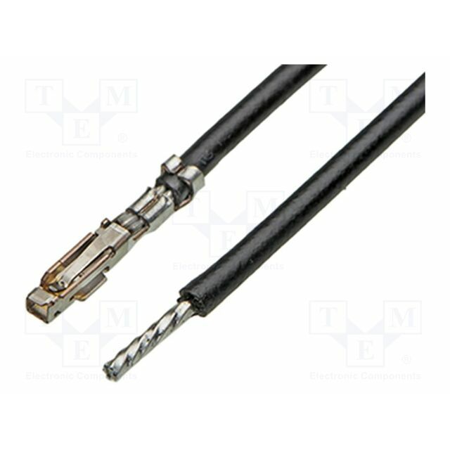 MOLEX 250V; PIN: 1; crimped; copper